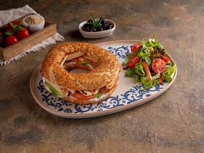 Halloumi & Vegetable Simit