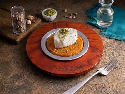 Künefe with Ice Cream Künefe with Ice Cream