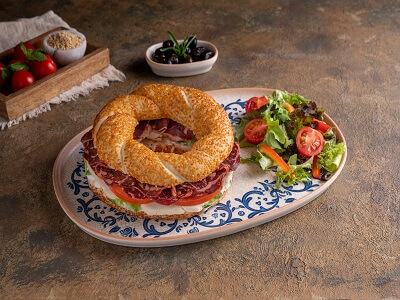 Pastrami & Cheese Simit