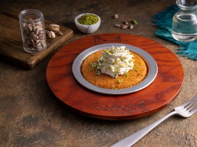 kunefe with cream kunefe with cream