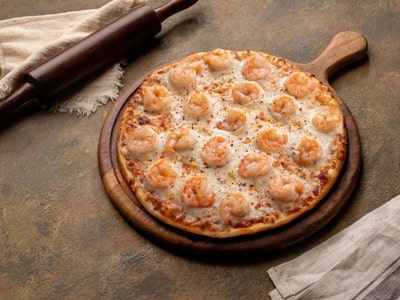 turkish pizza with shrimps turkish pizza with shrimps